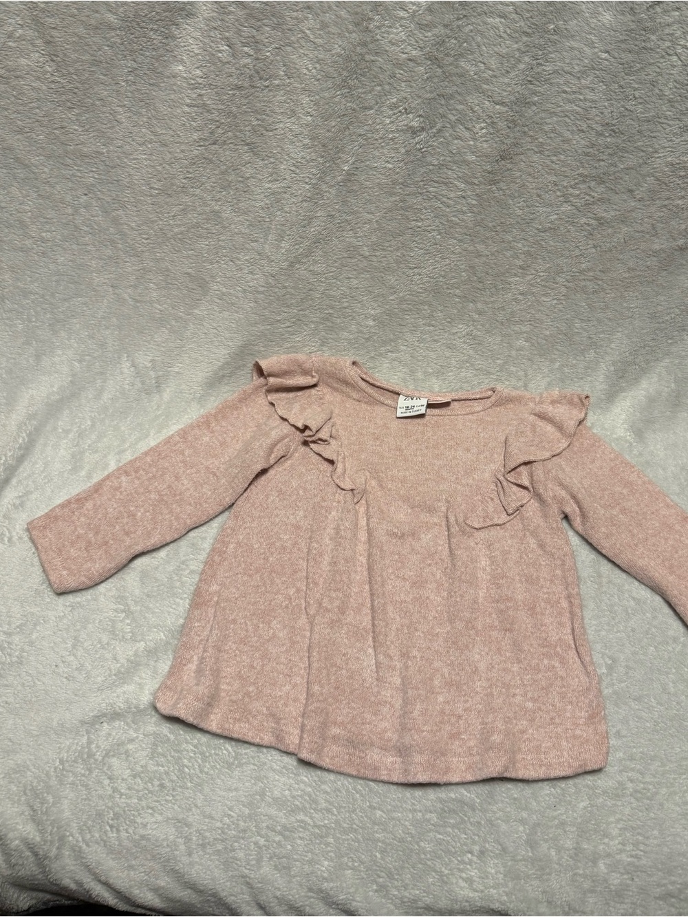 Pink Ruffle ZARA Sweater - Picture 5 of 6